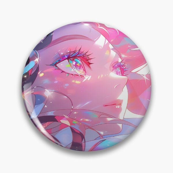 Item preview, Dreamy Soft Pastel Glimmer Anime Girl designed and sold by bubblegoth.