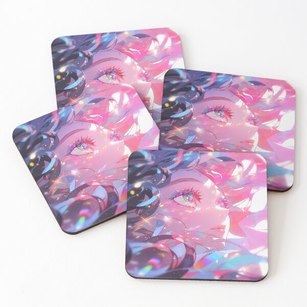 Item preview, Dreamy Soft Pastel Glimmer Anime Girl designed and sold by bubblegoth.