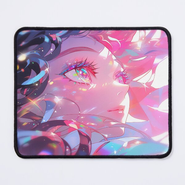 Item preview, Dreamy Soft Pastel Glimmer Anime Girl designed and sold by bubblegoth.