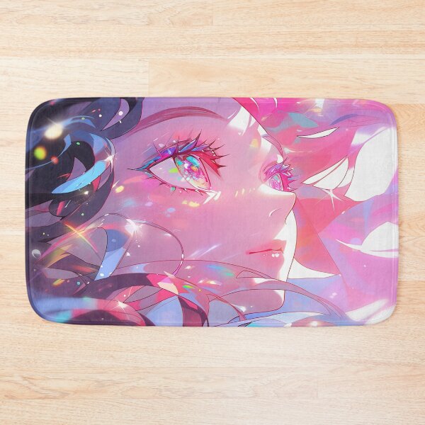 Item preview, Dreamy Soft Pastel Glimmer Anime Girl designed and sold by bubblegoth.