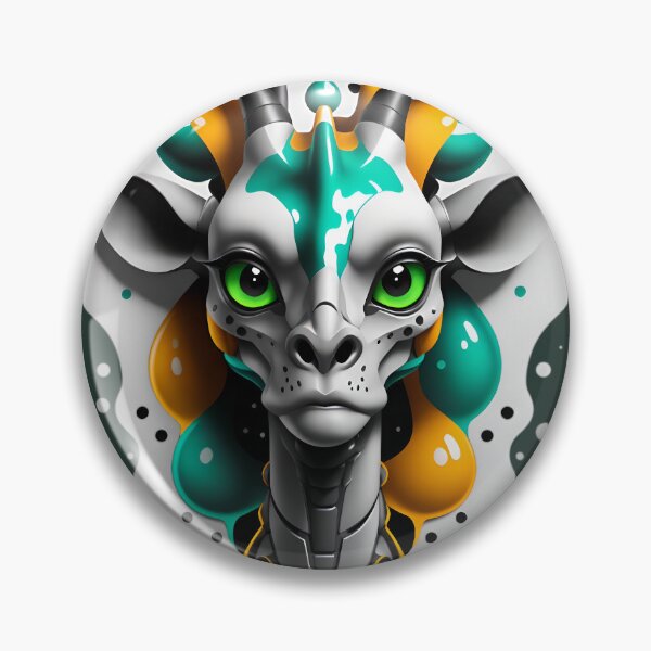 Artikelvorschau, Cool Futuristic Biomechanical Giraffe entworfen und verkauft von TheArtOfPat.