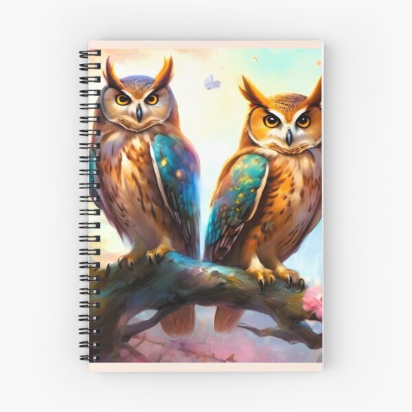 Item preview, red owls on branch designed and sold by janjacbu.