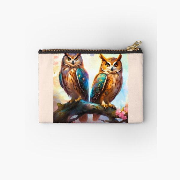 Item preview, red owls on branch designed and sold by janjacbu.