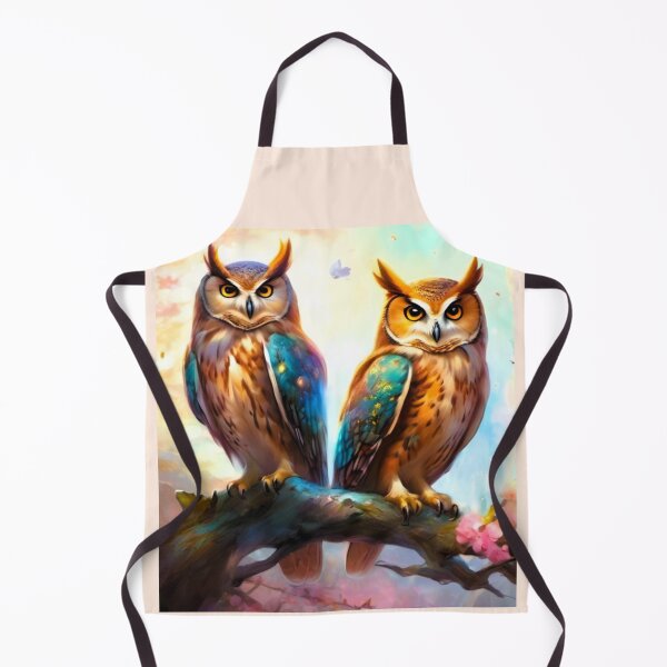 Item preview, red owls on branch designed and sold by janjacbu.