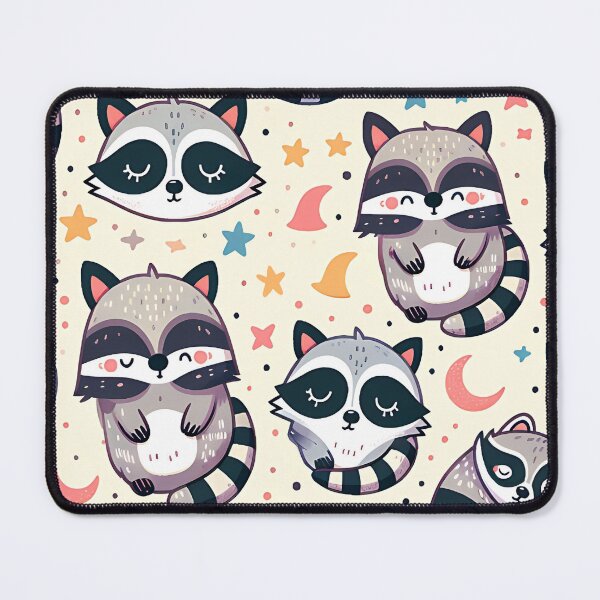 Item preview, Sleepy raccoons pattern  designed and sold by zodapupzshop.