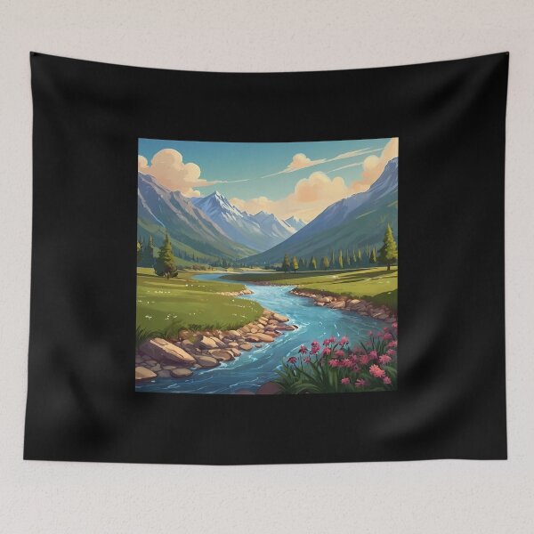 Item preview, Tranquil Valley designed and sold by AICreativeArts.