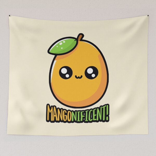 Item preview, Mangonificent! Cute Mango Pun designed and sold by PMCreative.