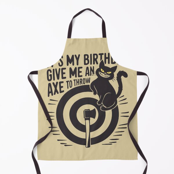 Item preview, It's My Birthday Funny Axe Throwing cat Lover Funny Axe Throwing Lover Famer Party designed and sold by FurRealStudioCo.