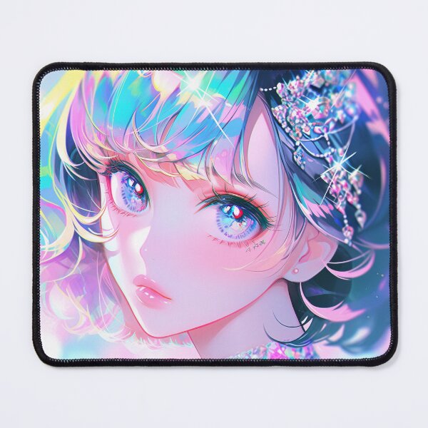 Item preview, Radiant Prismatic Sparkle Anime Girl designed and sold by bubblegoth.