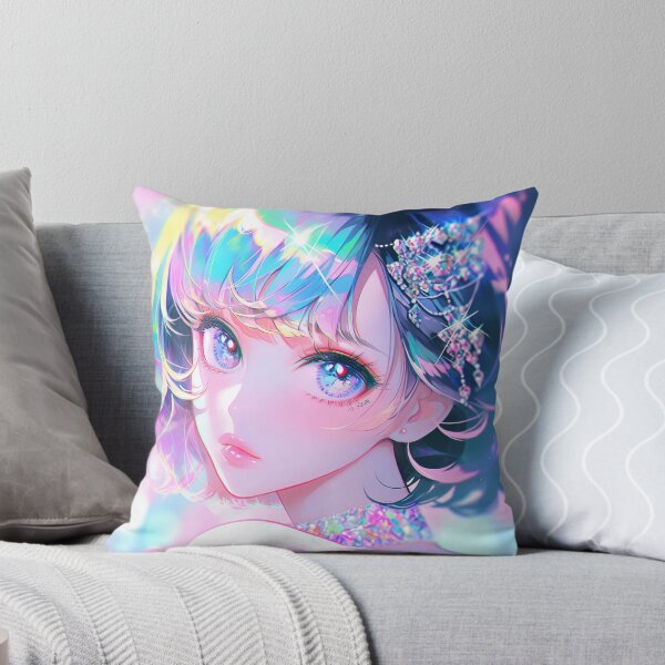 Item preview, Radiant Prismatic Sparkle Anime Girl designed and sold by bubblegoth.