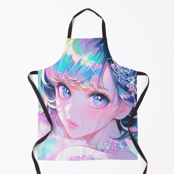 Item preview, Radiant Prismatic Sparkle Anime Girl designed and sold by bubblegoth.