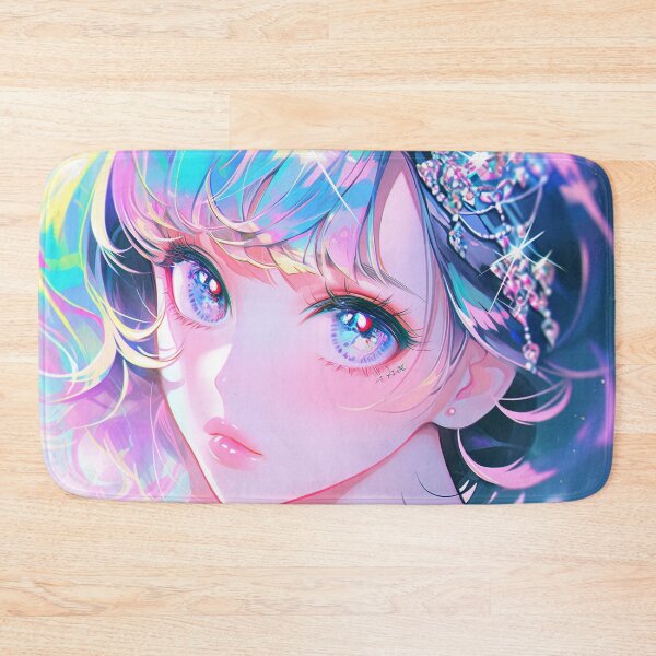 Item preview, Radiant Prismatic Sparkle Anime Girl designed and sold by bubblegoth.