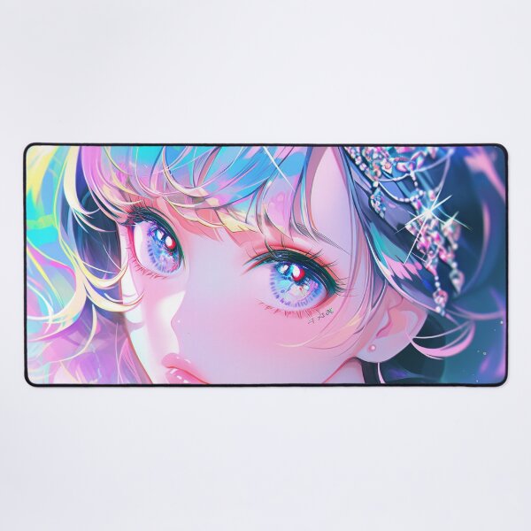 Item preview, Radiant Prismatic Sparkle Anime Girl designed and sold by bubblegoth.