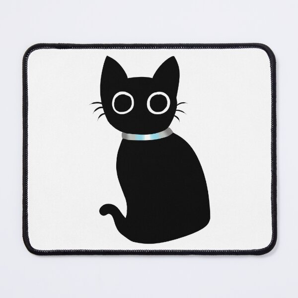 Item preview, Cute Black Cat with LGBT Demiboy Collar designed and sold by Swaghettio.
