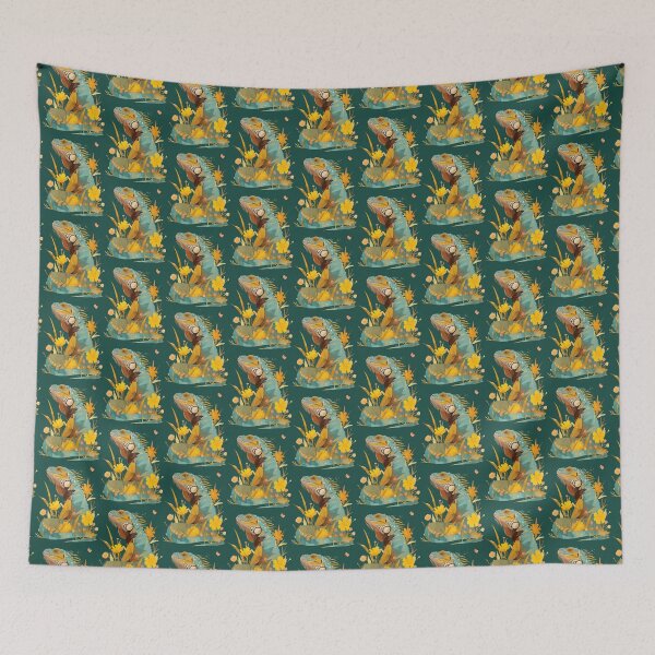 Item preview, Colorful Iguana, Tropical Lizard Fun designed and sold by madtoyman.