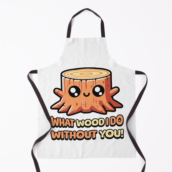 Item preview, What Wood I Do Without You! Cute Tree Stump Pun designed and sold by PMCreative.