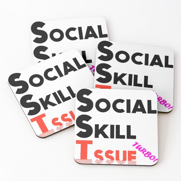 Item preview, Social Skill Issue TURBO EDITION!! designed and sold by Taphen.