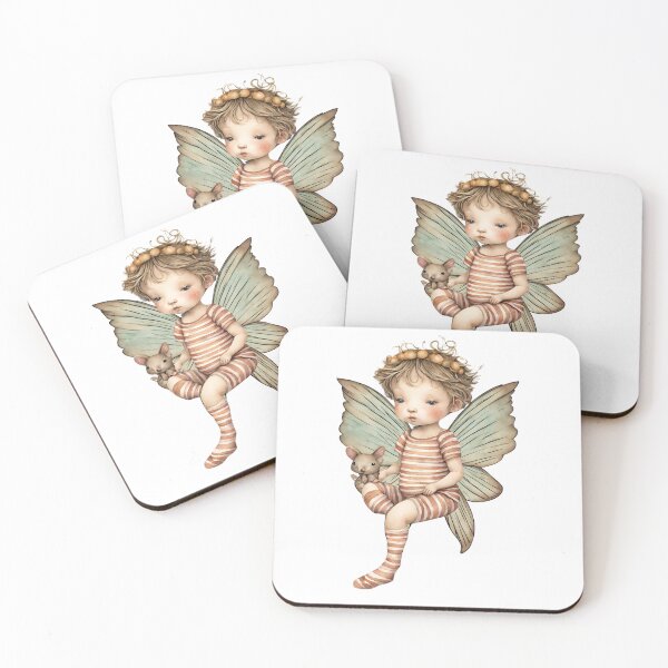 Item preview, Baby Fairy Toddler Enchanting Watercolor Graphic of Mystic World  designed and sold by dcohea.
