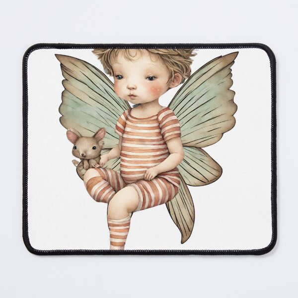 Item preview, Baby Fairy Toddler Enchanting Watercolor Graphic of Mystic World designed and sold by dcohea.