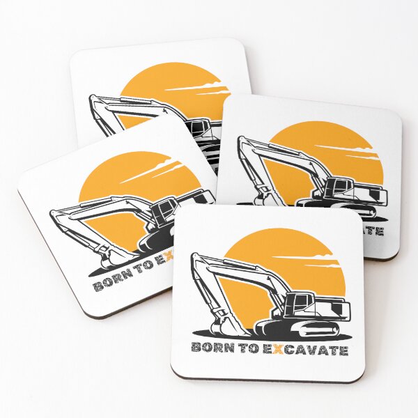 Item preview, EXCAVATOR - BORN TO EXCAVATE designed and sold by SoyMoni.