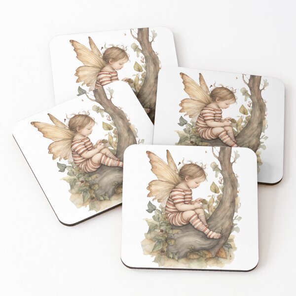 Item preview, Baby Fairy Toddler Enchanting Watercolor Graphic of Mystic World  designed and sold by dcohea.