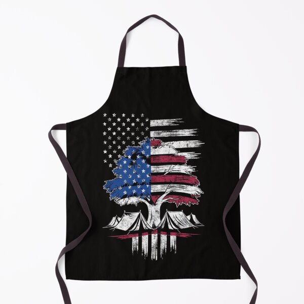 Item preview, Patriotic Eagle Camping Shirt - American Flag & Wilderness Tee designed and sold by HOMEDESIGNPRINT.