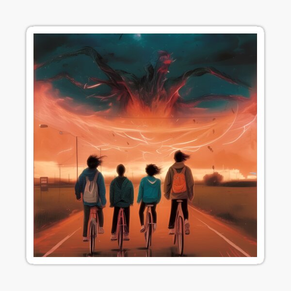 Item preview, Stranger Things - The Mind Flayer and Hawkins designed and sold by Trendjoy.