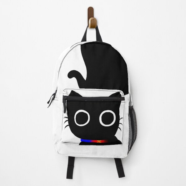Item preview, Cute Black Cat with LGBT polyamory collar designed and sold by Swaghettio.