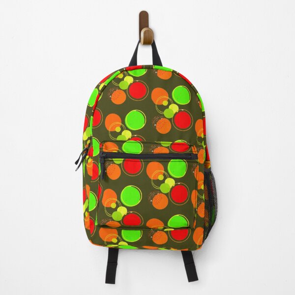Item preview, Colorful Polkadots|| Orange and Green colors designed and sold by Pattern Hub.