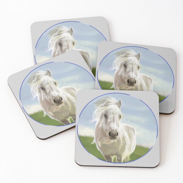 Item preview, Shetland Pony Painting designed and sold by AK-Hevonen.