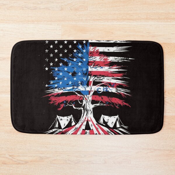 Item preview, Copy of Patriotic Camping Shirt - American Flag & Wilderness Tee designed and sold by HOMEDESIGNPRINT.