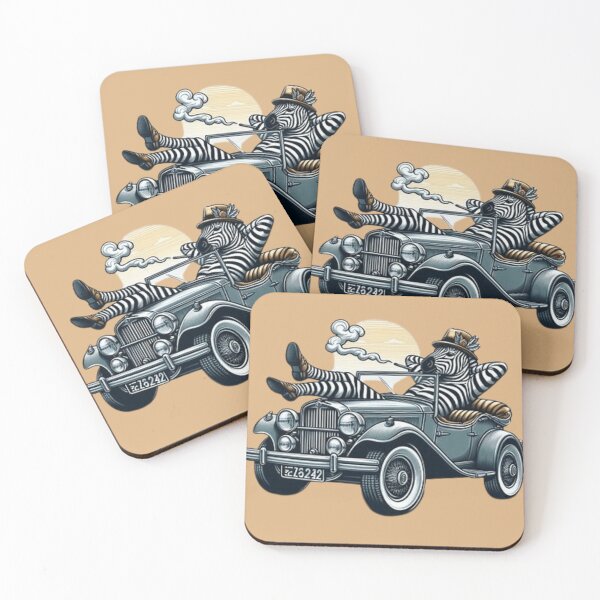 Item preview, Cute zebra in a car designed and sold by Culmika.