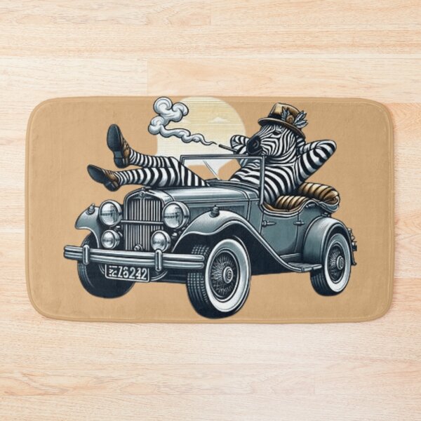 Item preview, Cute zebra in a car designed and sold by Culmika.
