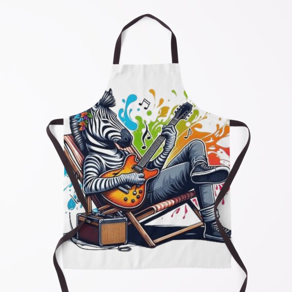Item preview, Zebra playing a guitar designed and sold by Culmika.