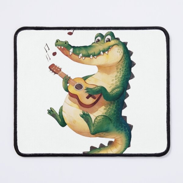 Item preview, Crocodile playing guitar designed and sold by Culmika.