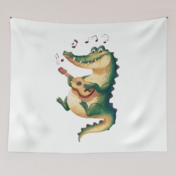 Item preview, Crocodile playing guitar  designed and sold by Culmika.