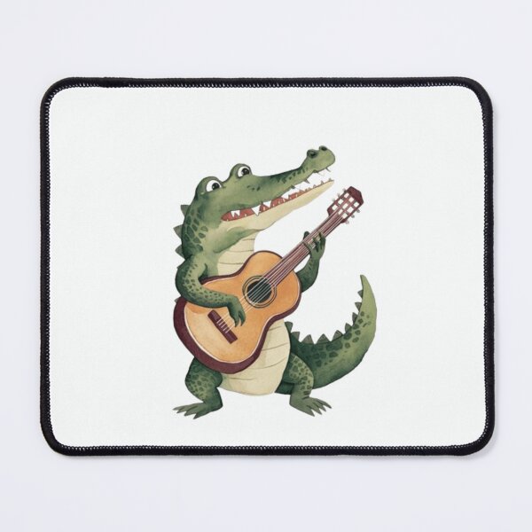 Item preview, Crocodile playing guitar  designed and sold by Culmika.