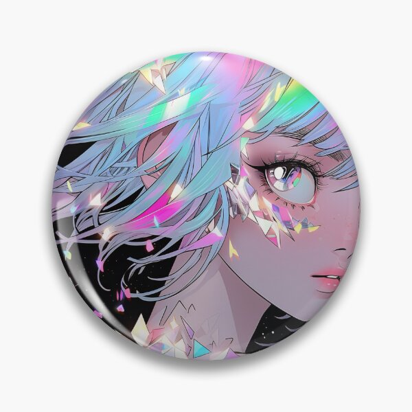 Item preview, Fantasy Rainbow Sparkle Gleam Anime Girl designed and sold by bubblegoth.