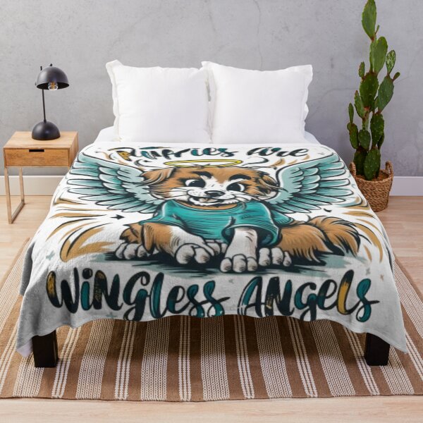 Item preview, puppies are wingless angels - cute dog designed and sold by luna--design.