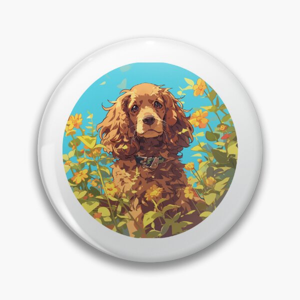 Item preview, English Cocker Spaniel // Aesthetic English Cocker Spaniel // Cool Animal // Cyber Animal // Future Animal Art // Animal Warrior // Animal Cute Art // Gaming Aesthetic stickers designed and sold by SMARTKIT  DESIGNAGENCY.