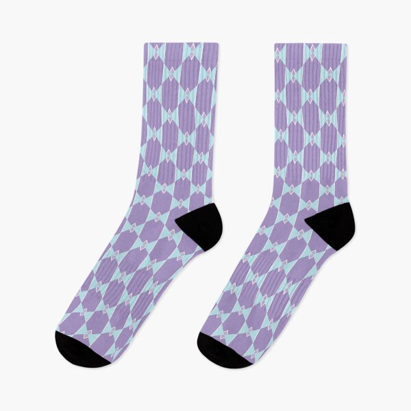 Item preview, Funky Purple Oblong with Aqua Bowtie Pattern designed and sold by Owlluminous.