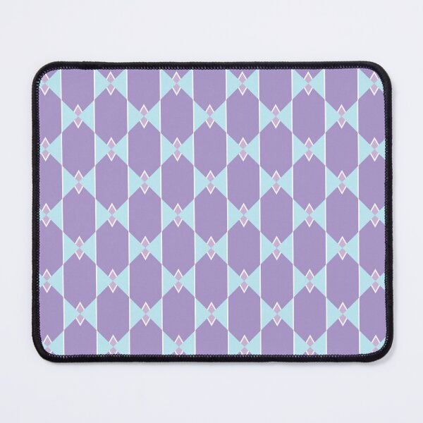 Item preview, Funky Purple Oblong with Aqua Bowtie Pattern designed and sold by Owlluminous.