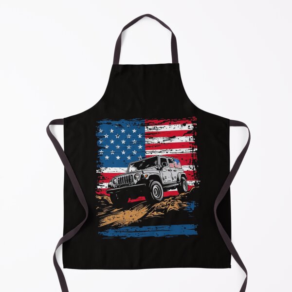 Item preview, Patriotic Off-Road Adventure - American Flag Inspired T-Shirt designed and sold by HOMEDESIGNPRINT.