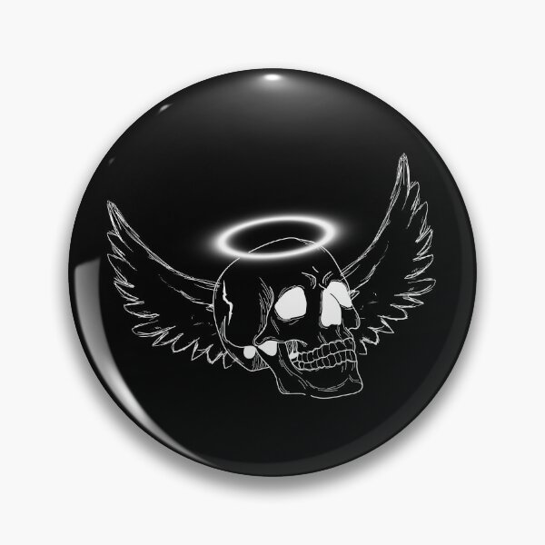 Item preview,  Aesthetic skull with wings and halo designed and sold by Marciolinioario.