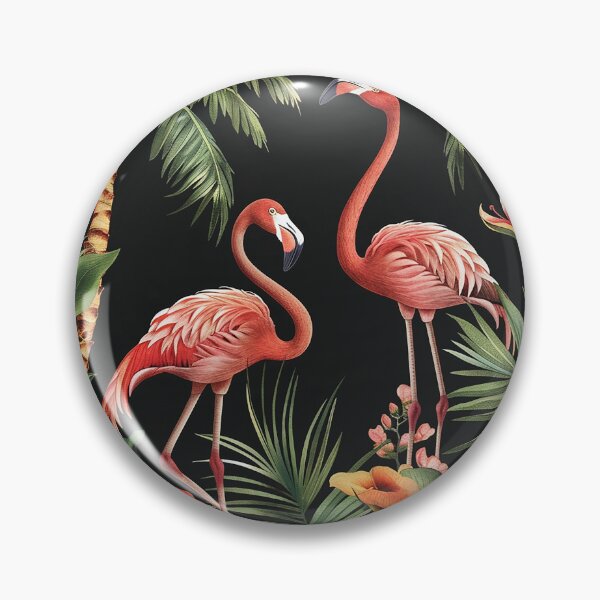 Artikelvorschau, Retro Flamingo Kunst entworfen und verkauft von nomiraclehere.
