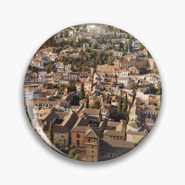 Item preview, Granada, aerial view of old Albaicin district, Spain designed and sold by Stefano Orazzini.