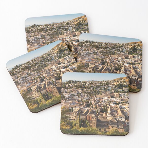 Item preview, Granada, aerial view of old Albaicin district, Spain designed and sold by Stefano Orazzini.