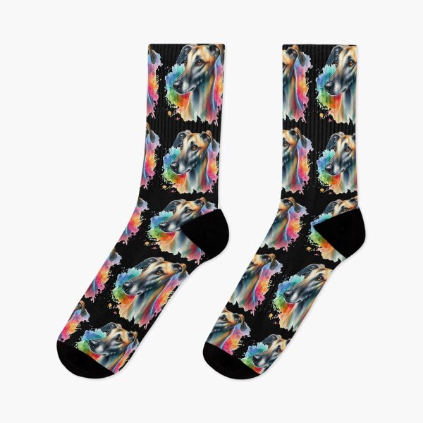 Item preview, Colorful Galgo Español in watercolor - simply beautiful designed and sold by Berlini.