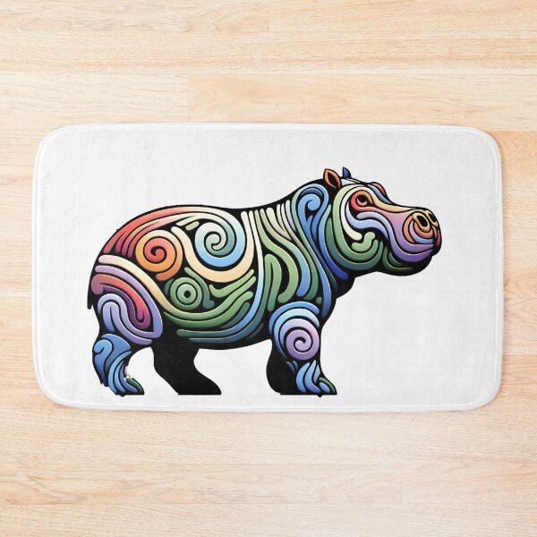 Item preview, Inner Exploration: Hippo in the Maze designed and sold by 0penvimark.