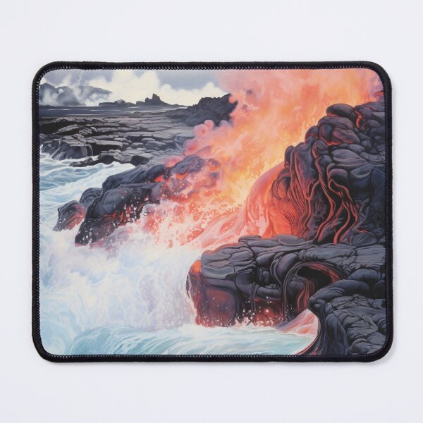 Item preview, Lava Meets the Ocean designed and sold by KidRangoon.